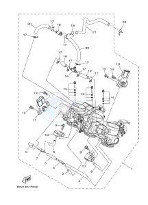 MTM850 MTM-850 XSR900 (B90R) drawing INTAKE