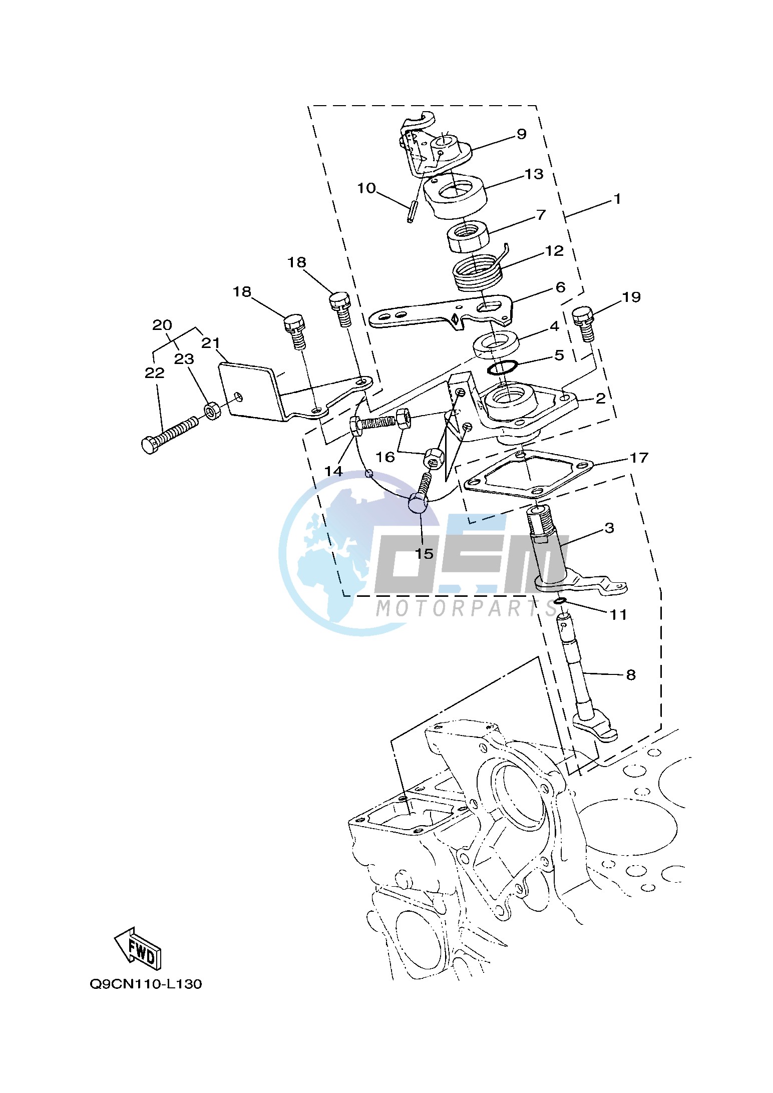 THROTTLE LEVER