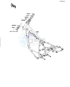 KZ 250 W [LTD BELT] (W1) [LTD BELT] drawing FRAME