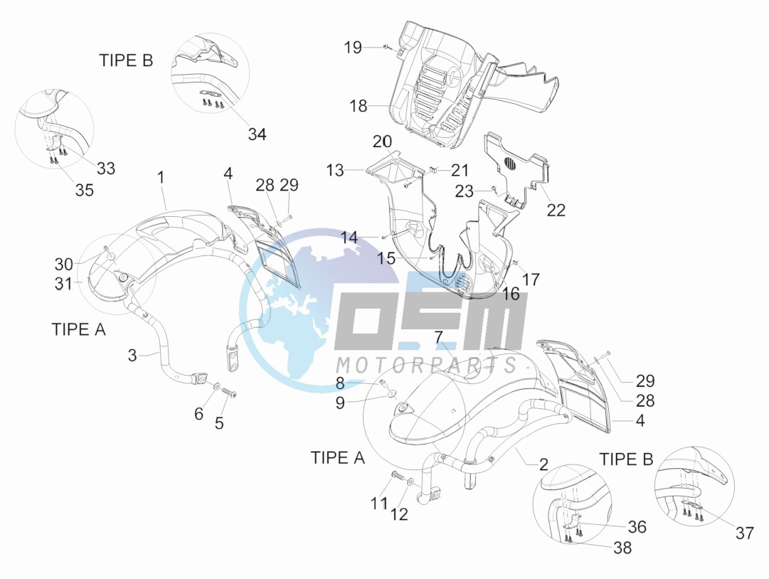 Wheel housing - Mudguard