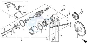 SH125 drawing STARTING MOTOR