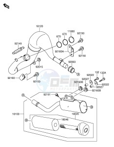 RM65 (E28) drawing MUFFLER