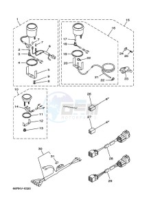 F25A drawing SPEEDOMETER