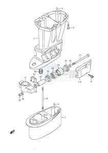 DF 60A drawing Drive Shaft Housing