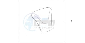 VFR800A9 Ireland - (EK / ABS MME TWO) drawing TANK PAD