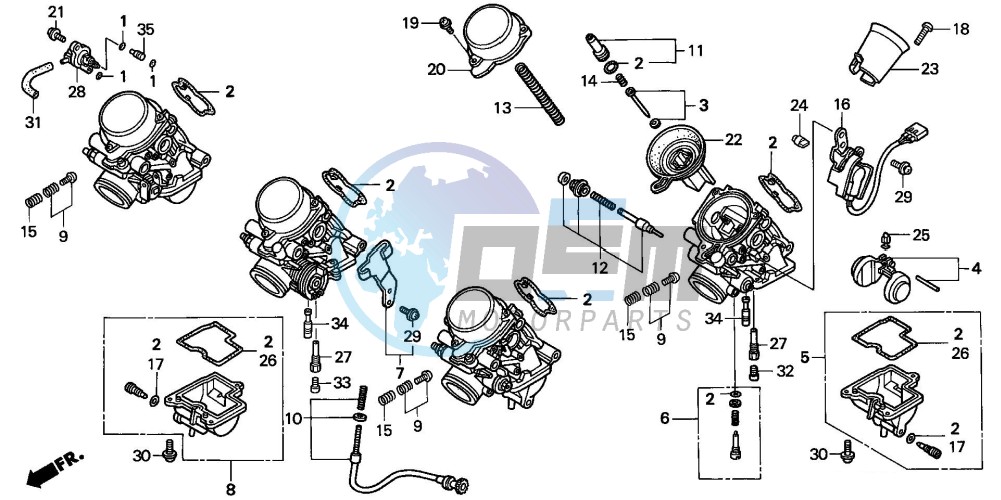 CARBURETOR (COMPONENT PARTS)