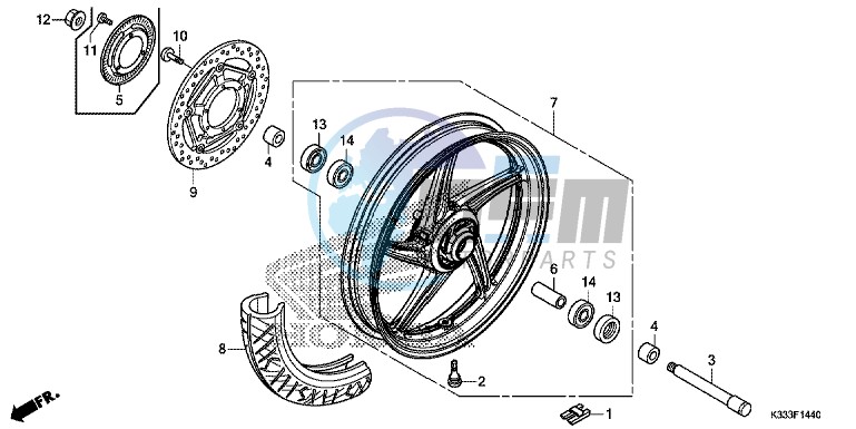 FRONT WHEEL