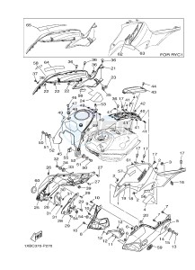 MT07A MT-07 ABS 700 (1XBC) drawing FUEL TANK 2