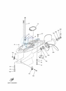 Z250FETOL drawing LOWER-CASING-x-DRIVE-2