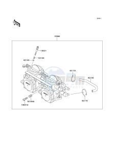 JS 750 B [750 SXI] (B1-B3 B3 CAN ONLY) [750 SXI] drawing CARBURETOR-- JS750-B1- -