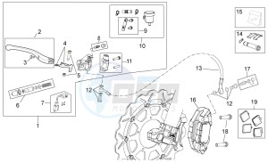 SXV 450-550 Street Legal drawing Front brake system II