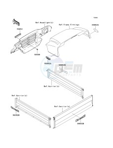 KAF 620 G [MULE 3000] (G6F-G8F) G6F drawing DECALS