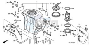 CBR1000RR9 BR / HRC MME - (BR / HRC MME) drawing FUEL TANK/FUEL PUMP