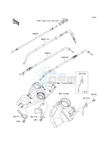 KLE 650 A [VERSYS EUROPEAN] (A7F-A8F) A8F drawing CABLES