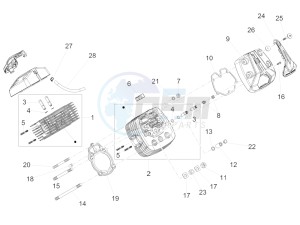 V7 II Racer ABS 750 USA-CND drawing Cylinder head