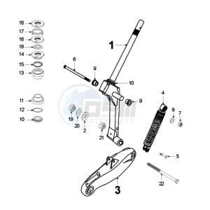 FIGHT LCT FR drawing FRONT FORK / STEERINGHEAD