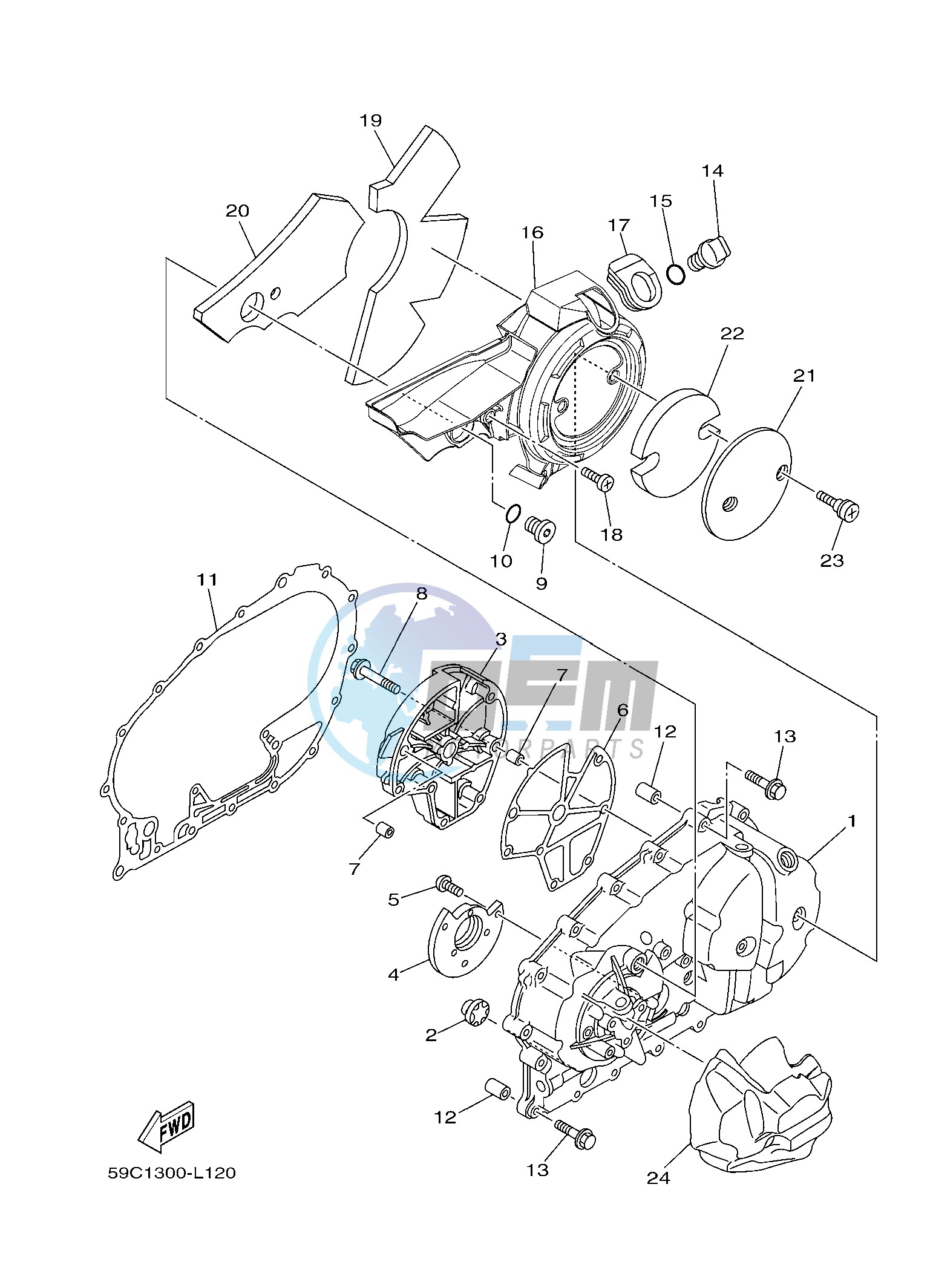 CRANKCASE COVER 1