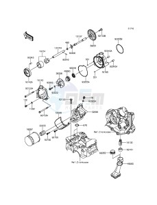 NINJA ZX-6R ZX600RFF FR GB XX (EU ME A(FRICA) drawing Oil Pump