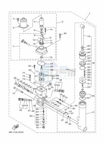 FT25FETL drawing POWER-TILT-ASSEMBLY