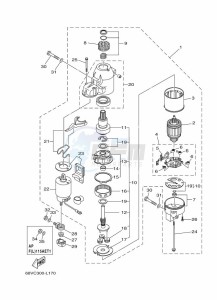 FL115AET1X drawing STARTER-MOTOR