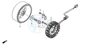 CBR1100XX SUPER BLACKBIRD drawing GENERATOR