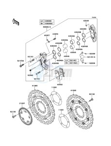 VERSYS_1000 KLZ1000AEF FR GB XX (EU ME A(FRICA) drawing Front Brake