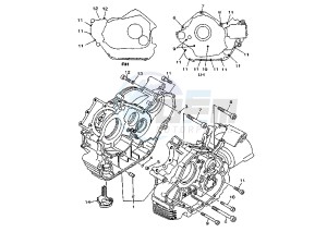 XVS DRAG STAR 1100 drawing CRANKCASE