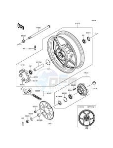 ER-6N ER650EFF XX (EU ME A(FRICA) drawing Rear Hub