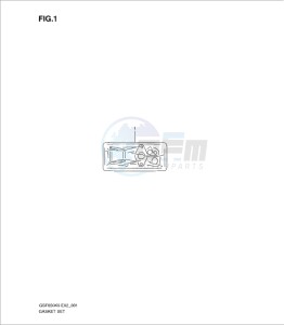 GSF650/S drawing GASKET SET