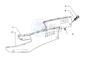 Hexagon 180 LXT drawing Lower side panels