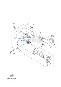 YXE700ES YXE70WPSG WOLVERINE R (BN54) drawing EXHAUST