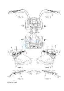 YFM700FWAD YFM70GPLH GRIZZLY 700 EPS (B1A6) drawing GRAPHICS