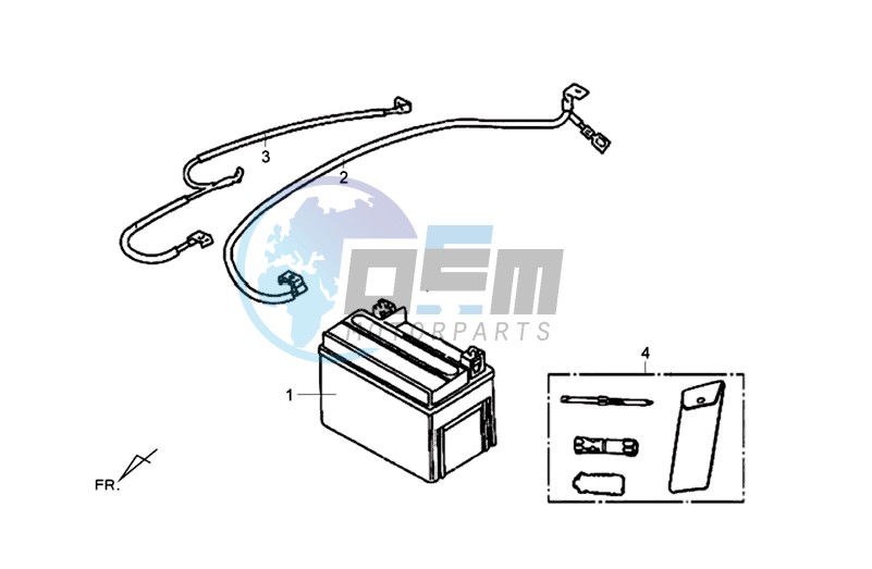 BATTERY / TOOLKIT