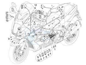 GP 800 Centenario drawing Main cable harness