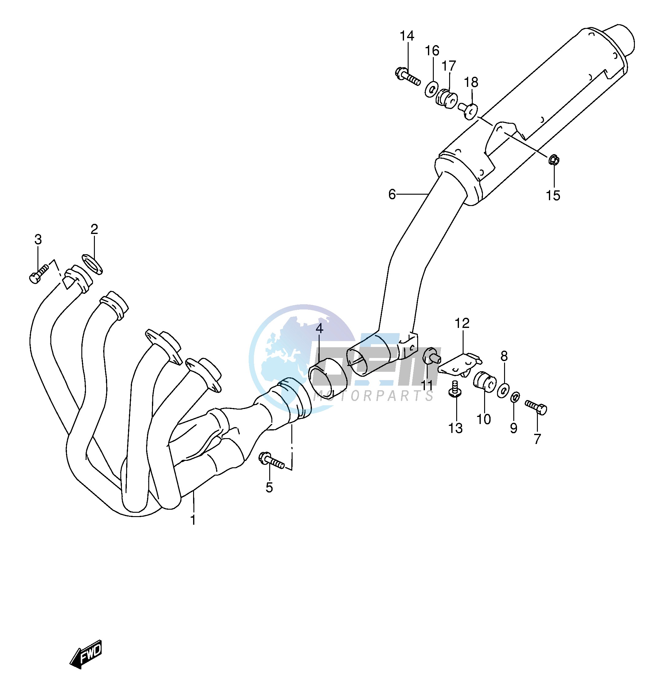 MUFFLER (MODEL P R)