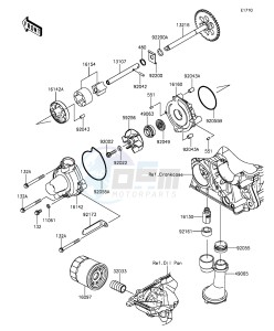 Z1000 ZR1000FEF FR GB XX (EU ME A(FRICA) drawing Oil Pump