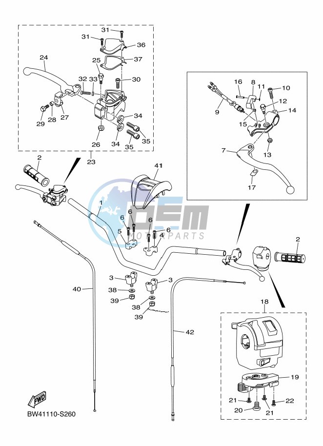 STEERING HANDLE & CABLE