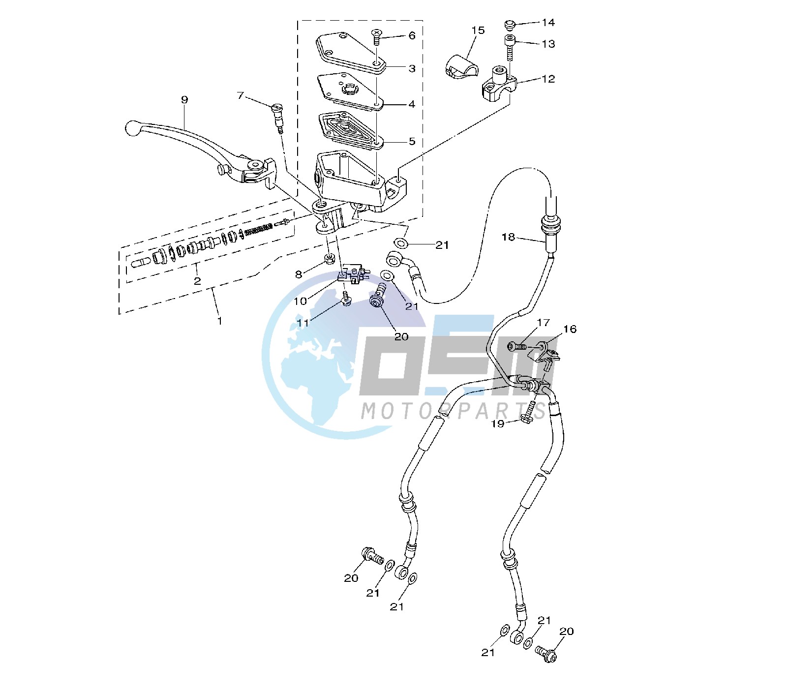 FRONT MASTER CYLINDER