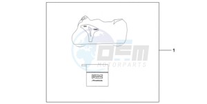 CBR1000RRA BR / HRC drawing INDOOR BODY COVER HRC