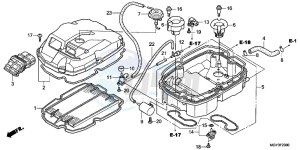 VFR800XB Crossrunner E drawing AIR CLEANER