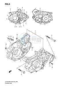 LT-R450 (E28-E33) drawing CRANKCASE