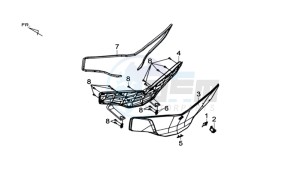 MAXSYM 600I ABS drawing COWLING