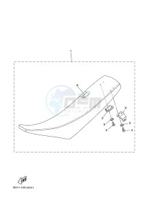 YZ125 (1SRD 1SRE 1SRF 1SRG 1SRG) drawing SEAT