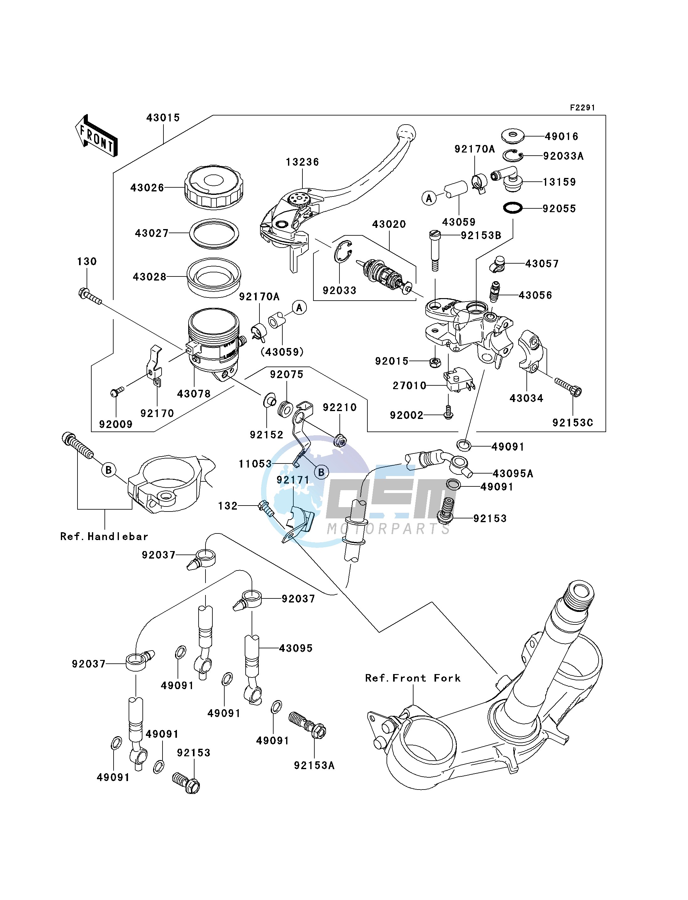 FRONT MASTER CYLINDER