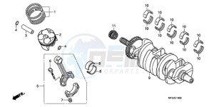 CB600FAA F / ABS CMF 25K drawing CRANKSHAFT/PISTON