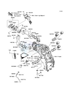 ZZR1400_ABS ZX1400FDF FR GB XX (EU ME A(FRICA) drawing Air Cleaner