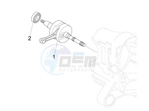 LX 50 4T-2V 25Kmh NL drawing Crankshaft