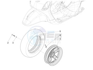 LX 125 4T 3V ie Taiwan drawing Front wheel