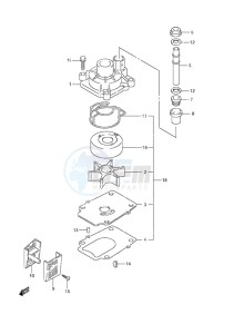 DF 70A drawing Water Pump