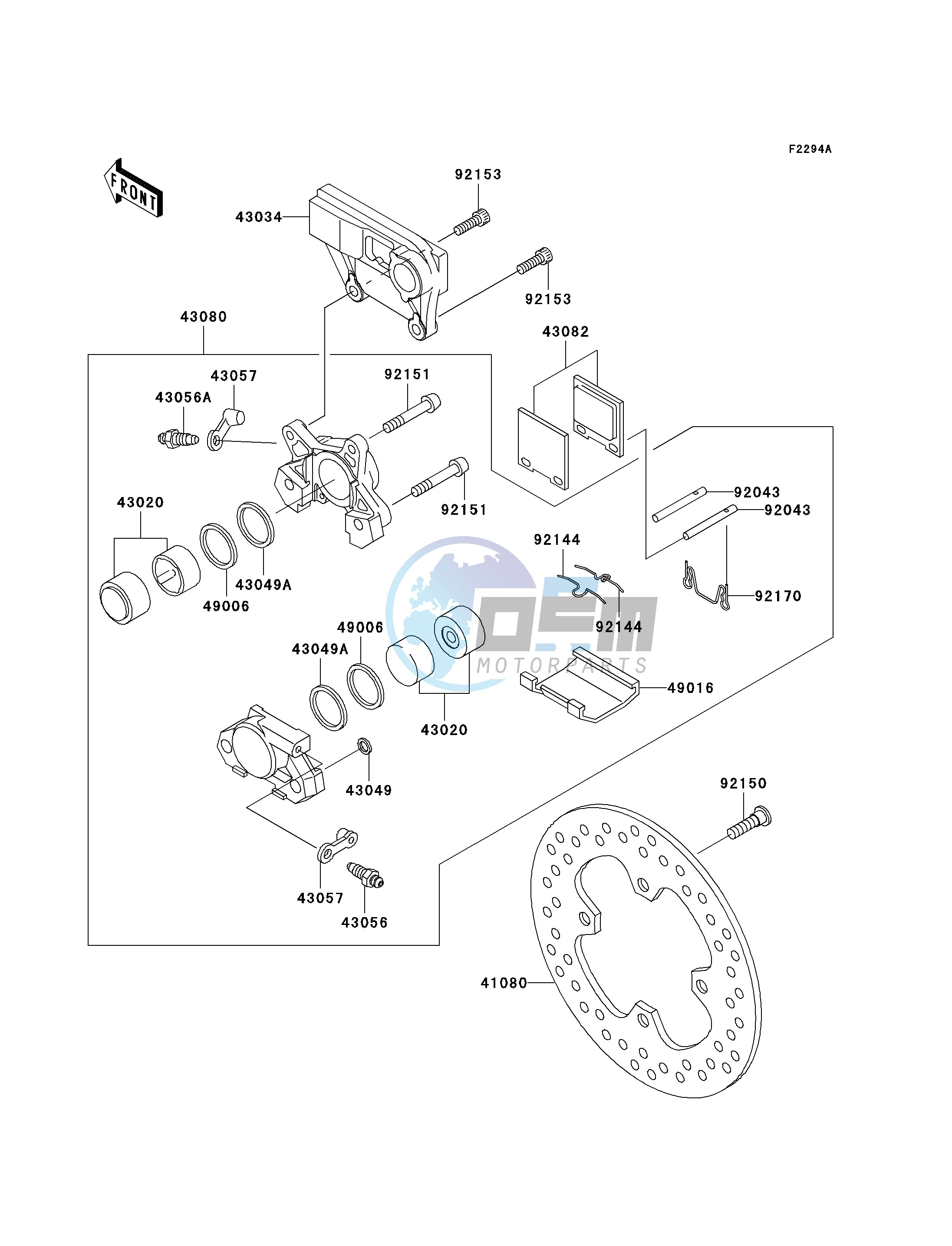 REAR BRAKE-- B3_B4- -